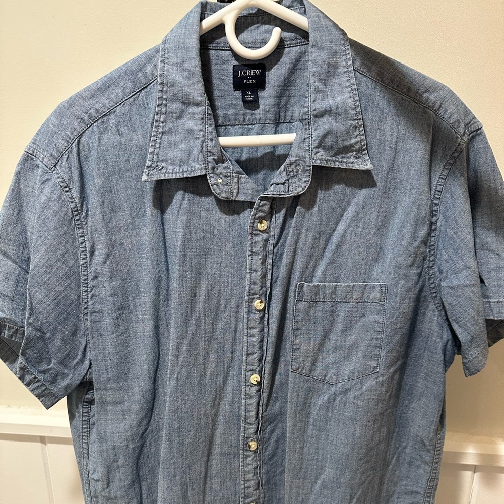 J. Crew Casual Short-Sleeve Button Down